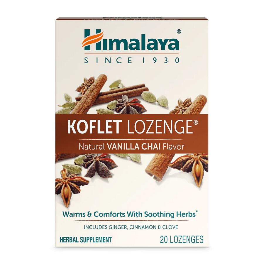 Himalaya Koflet Lozenge Natural Vanilla Chai Flavour 20 Lozenge