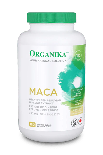 Organika Maca 750mg 180 Veg. Capsules