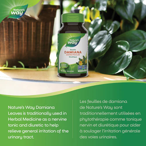 Nature's Way Damiana Leaves 100 Capsules