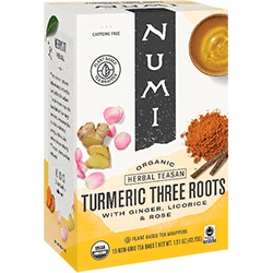 Numi Turmeric Three Roots 12 Teabags