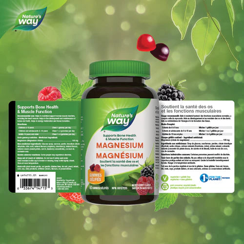 Nature's Way Magnesium 60 Gummies