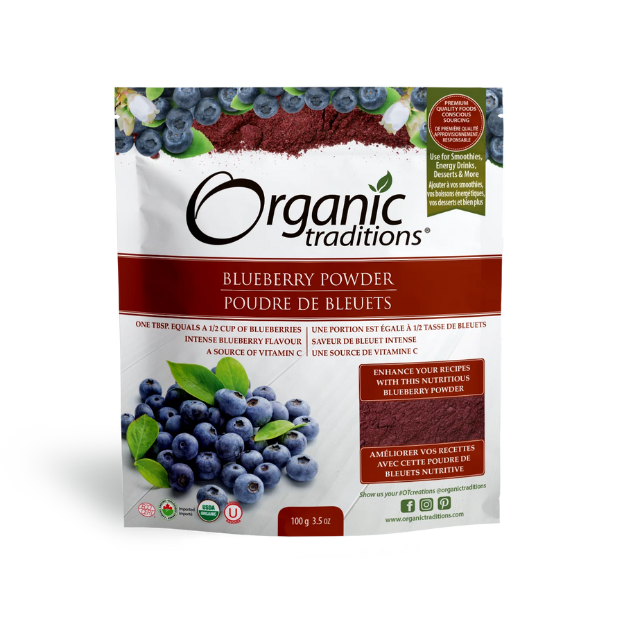 Organic Traditions Blueberry 100g Powder