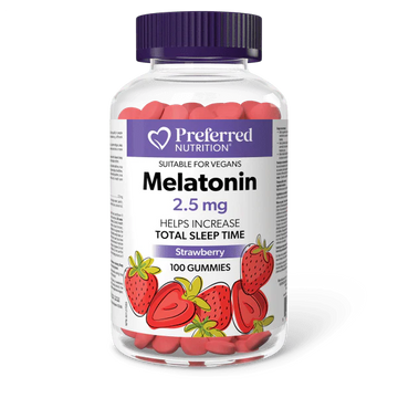 Preferred Nutrition Melatonin 2.5mg 100 Gummies