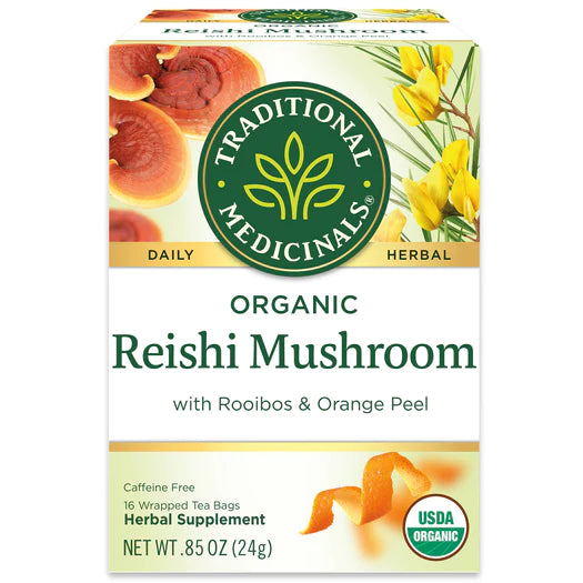 Traditional Medicinals Organic Reishi Mushroom Tea 16 Bags