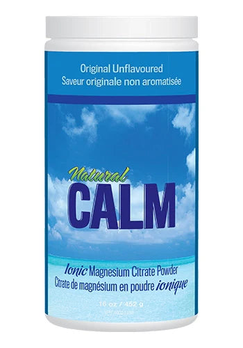 Natural Calm Magnesium Citrate 452g Powder Original Flavour
