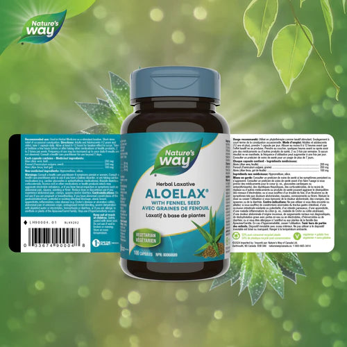 Nature's Way Aloelax 100 Capsules