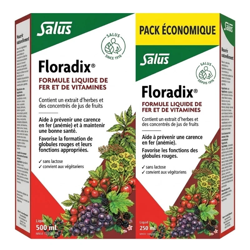 Salus Floradix Formula Iron Liquid Bonus 500ml + 250ml