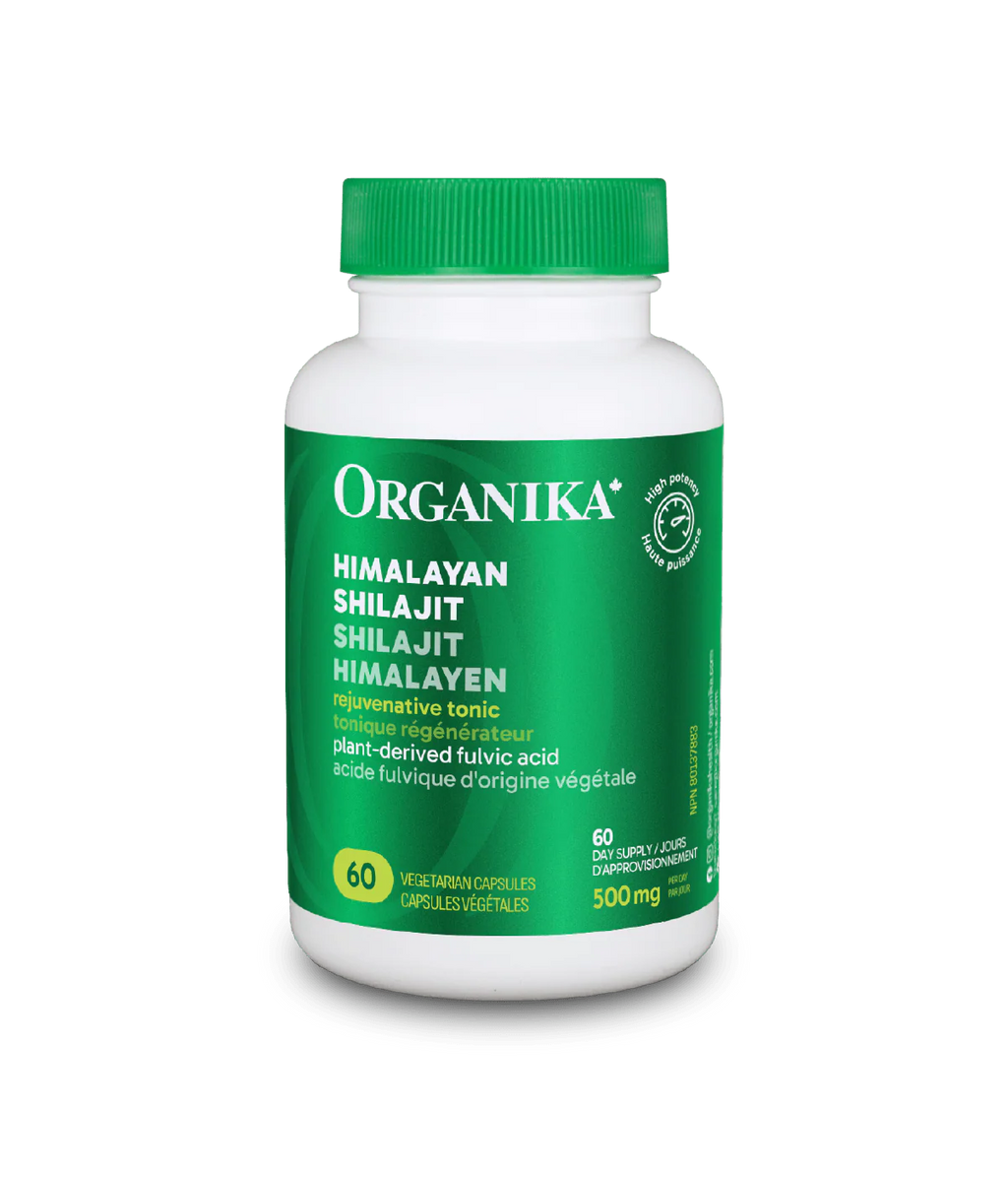 Organika Shilajit 500mg 60 Veg. Capsules