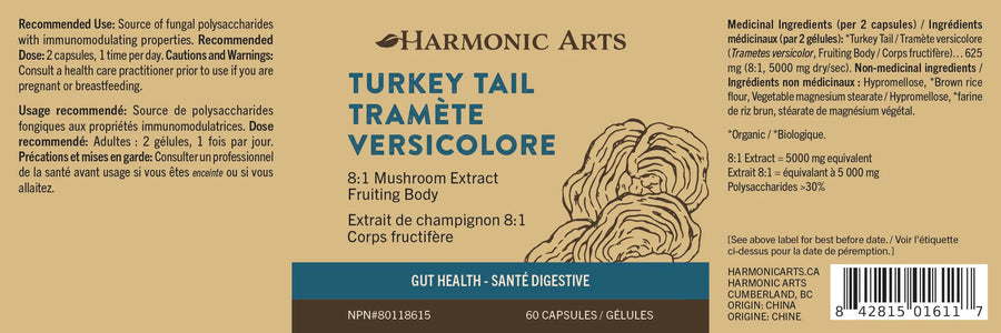Harmonic Arts Turkey Tail 60 Capsules