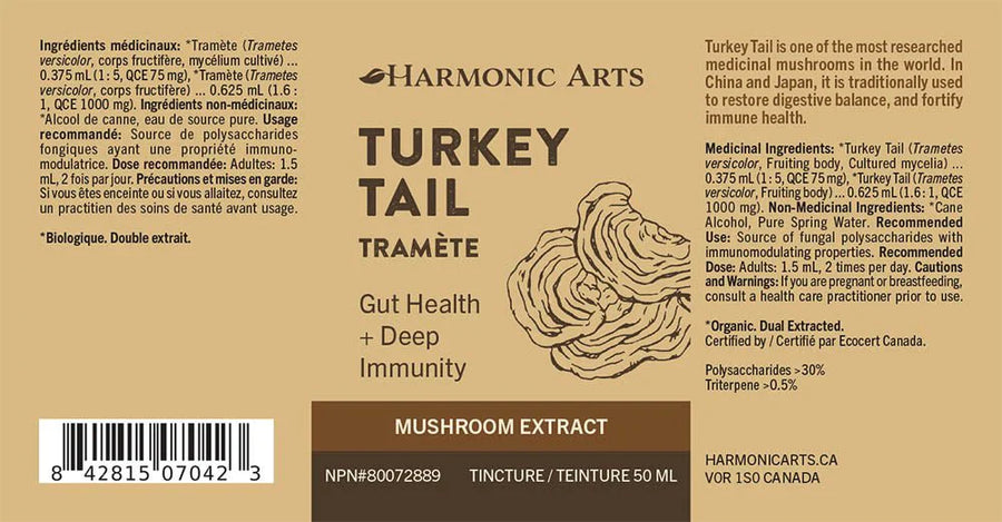 Harmonic Arts Turkey Tail 100ml Tincture