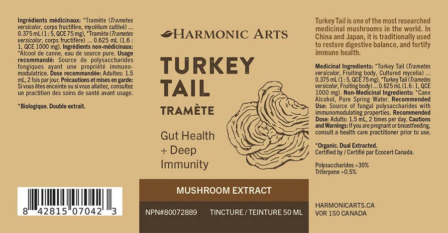 Harmonic Arts Turkey Tail 50ml Tincture