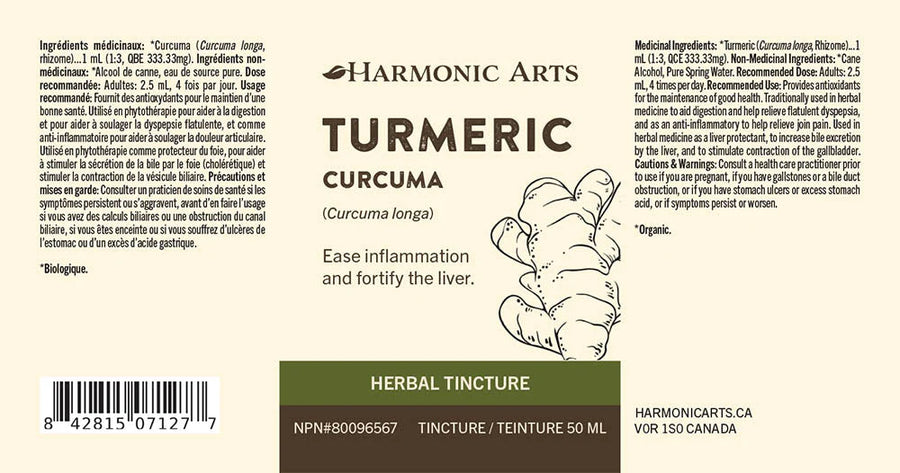 Harmonic Arts Turmeric Root 50ml Tincture