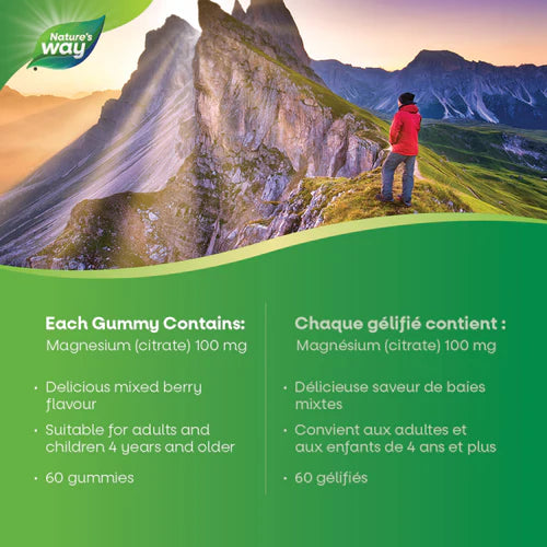 Nature's Way Magnesium 60 Gummies