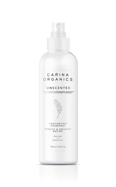 Carina Organics Unscented Fast Drying Hair Spray 250ml