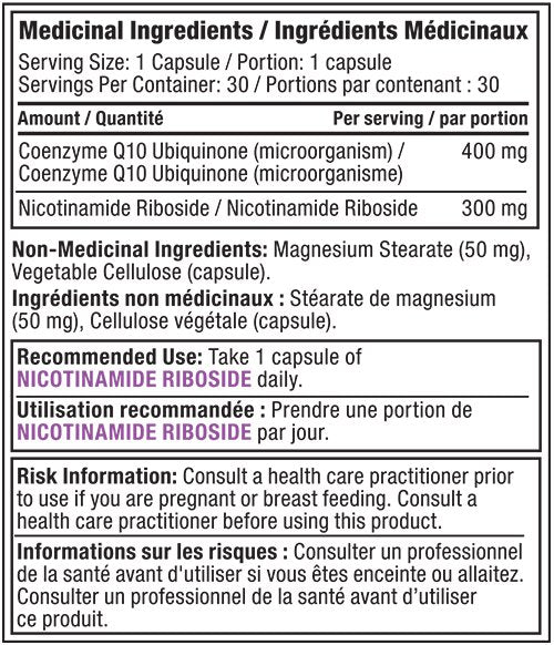 Alora Nicotinamide Riboside 30 Veg. Capsules