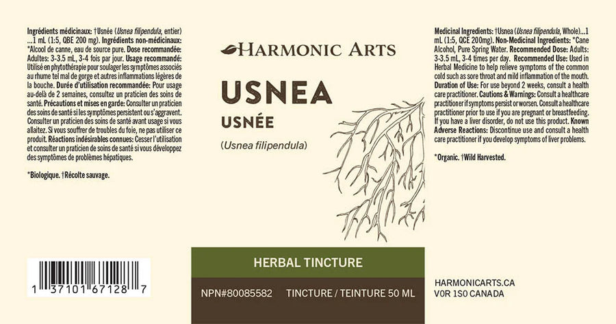 Harmonic Arts Usnea 50ml Tincture