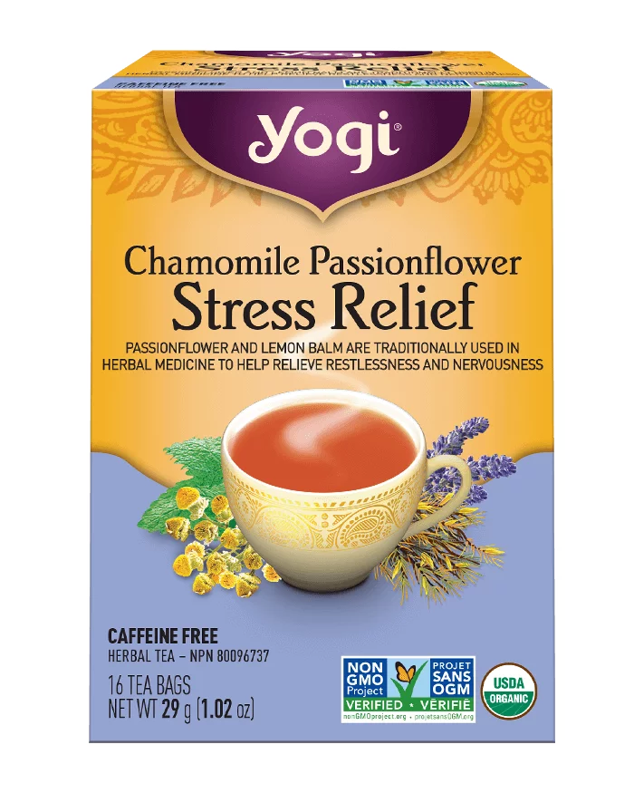 Yogi Stress Relief Chamomile Passionflower 16 Tea Bags