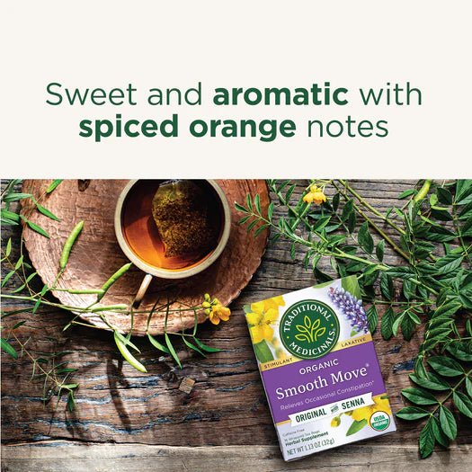 Traditional Medicinals Organic Smooth Move Orginal Senna Tea 16 Bags