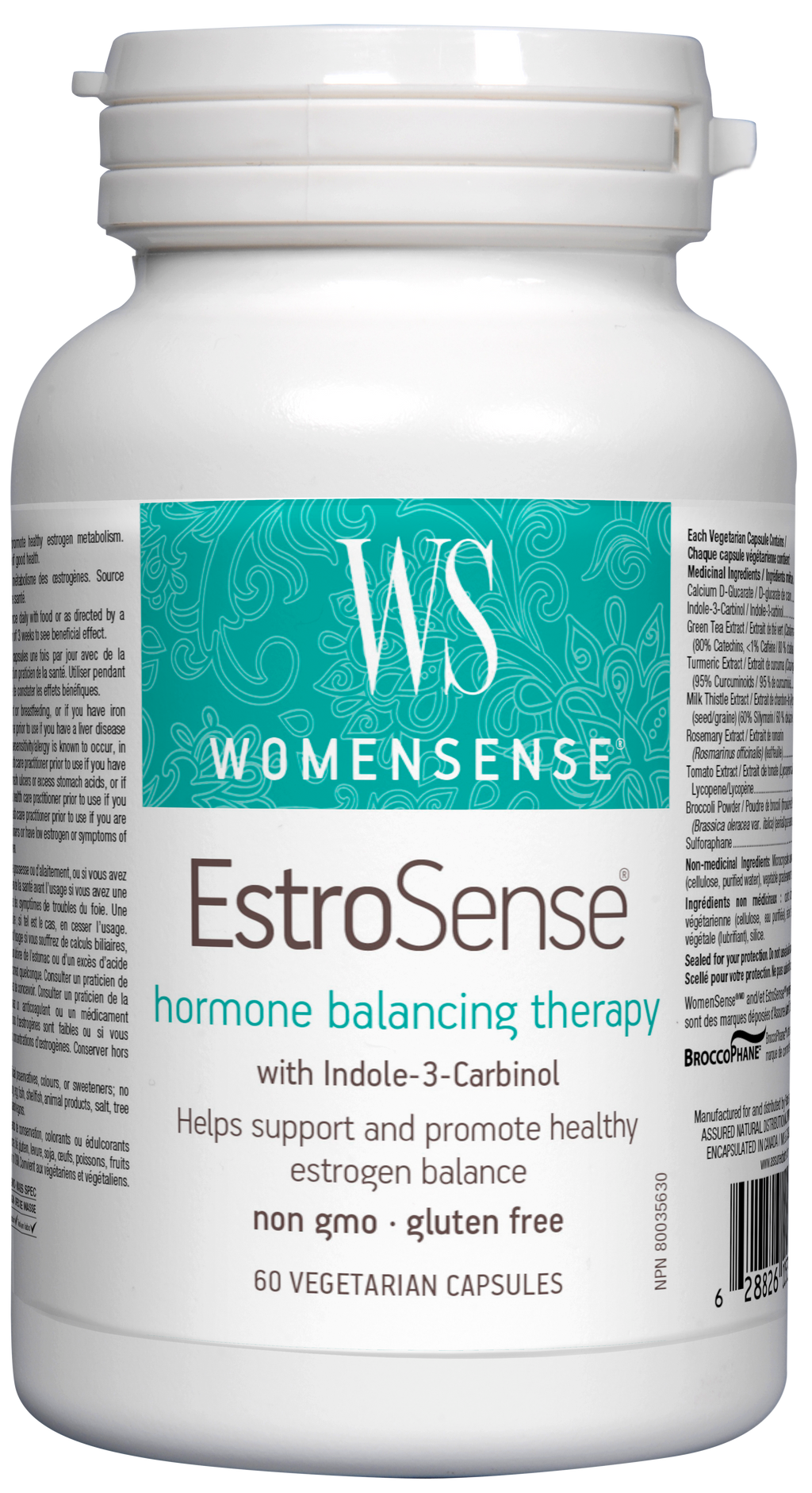 WomenSense EstroSense 60 Veg. Capsules
