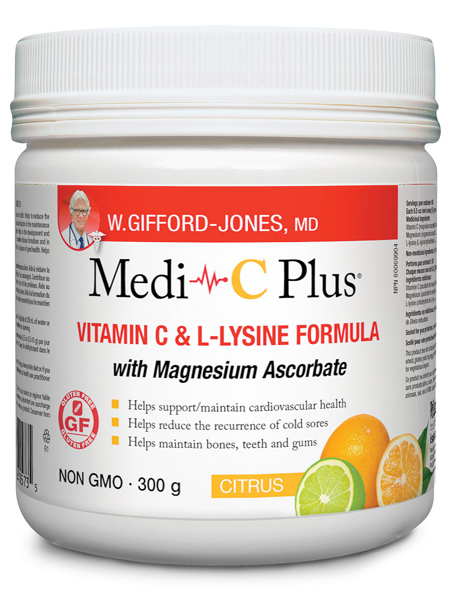 Dr. W.Gifford Jones Medi-C Plus Original (Citrus) 300g Powder