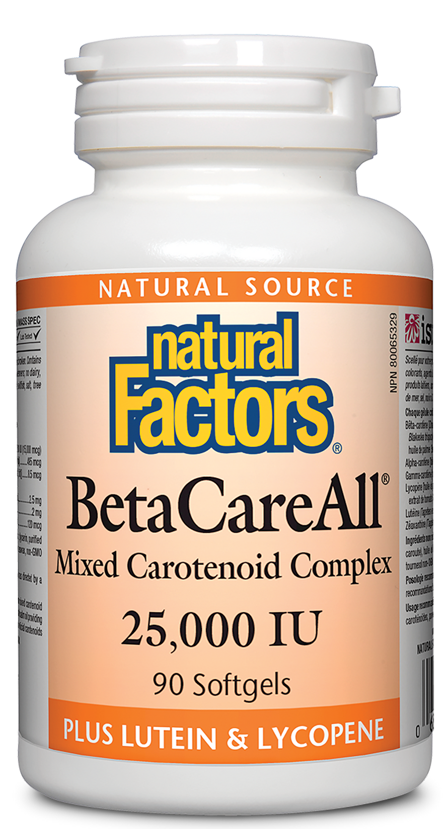 Natural Factors BetaCareAll 25,000 IU Softgels