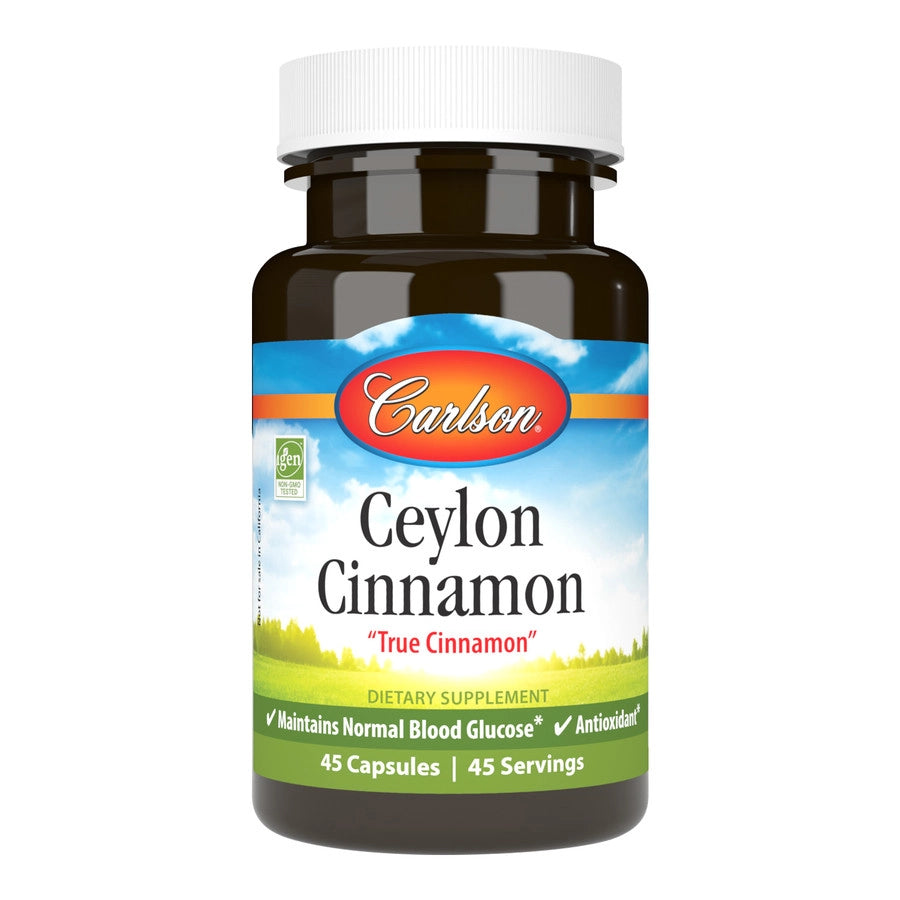 Carlson Ceylon Cinnamon 45 Capsules