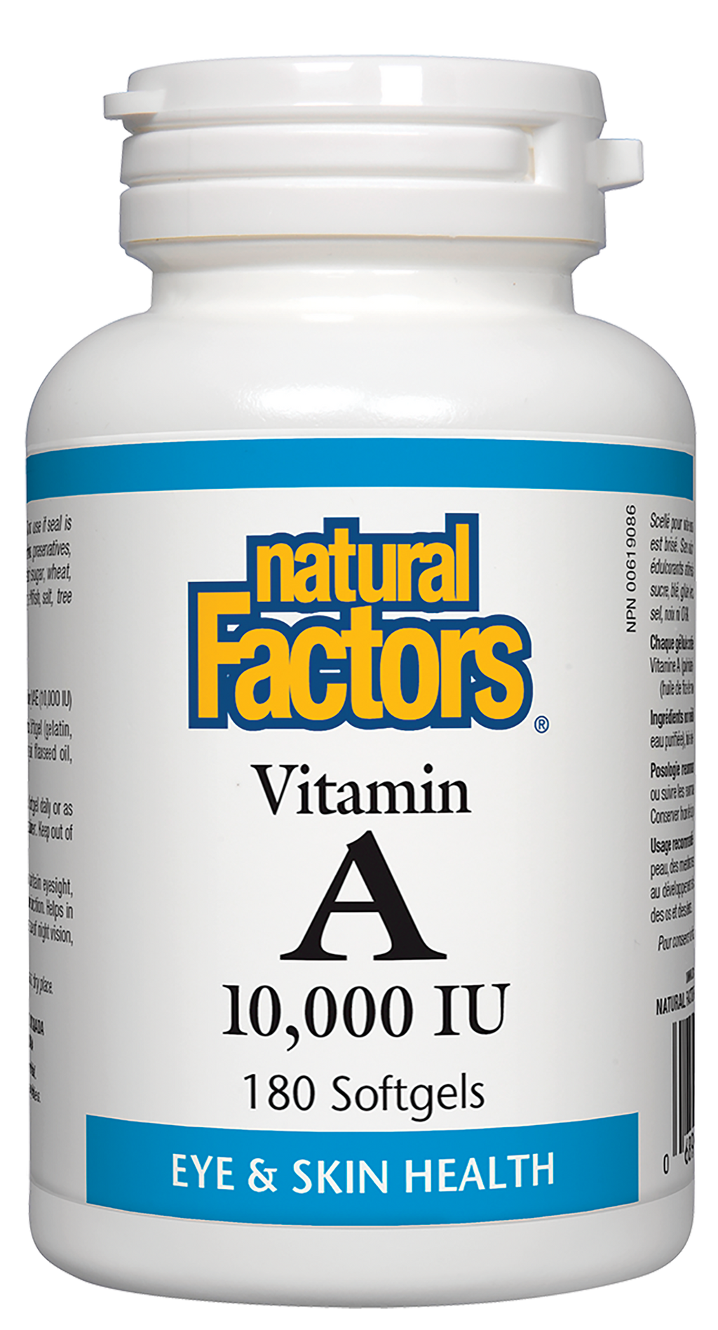 Natural Factors Vitamin A 10,000 IU 180 Softgels