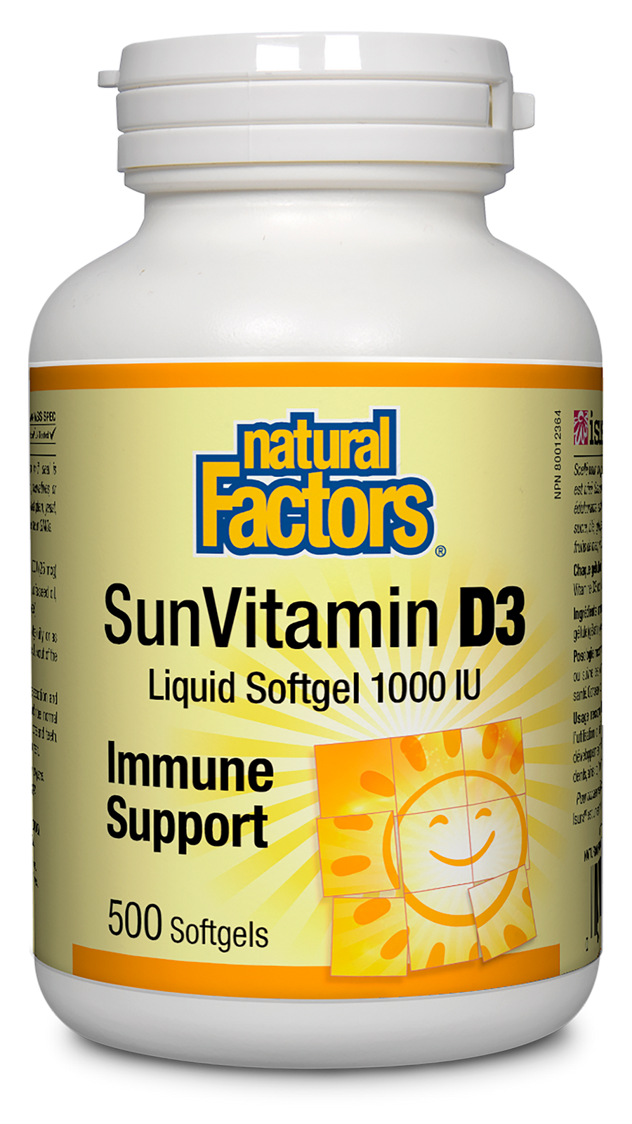Natural Factors SunVitamin D3 1000 IU Softgels