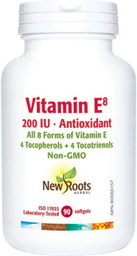 New Roots Vitamin E⁸ 200 IU 90 Softgels