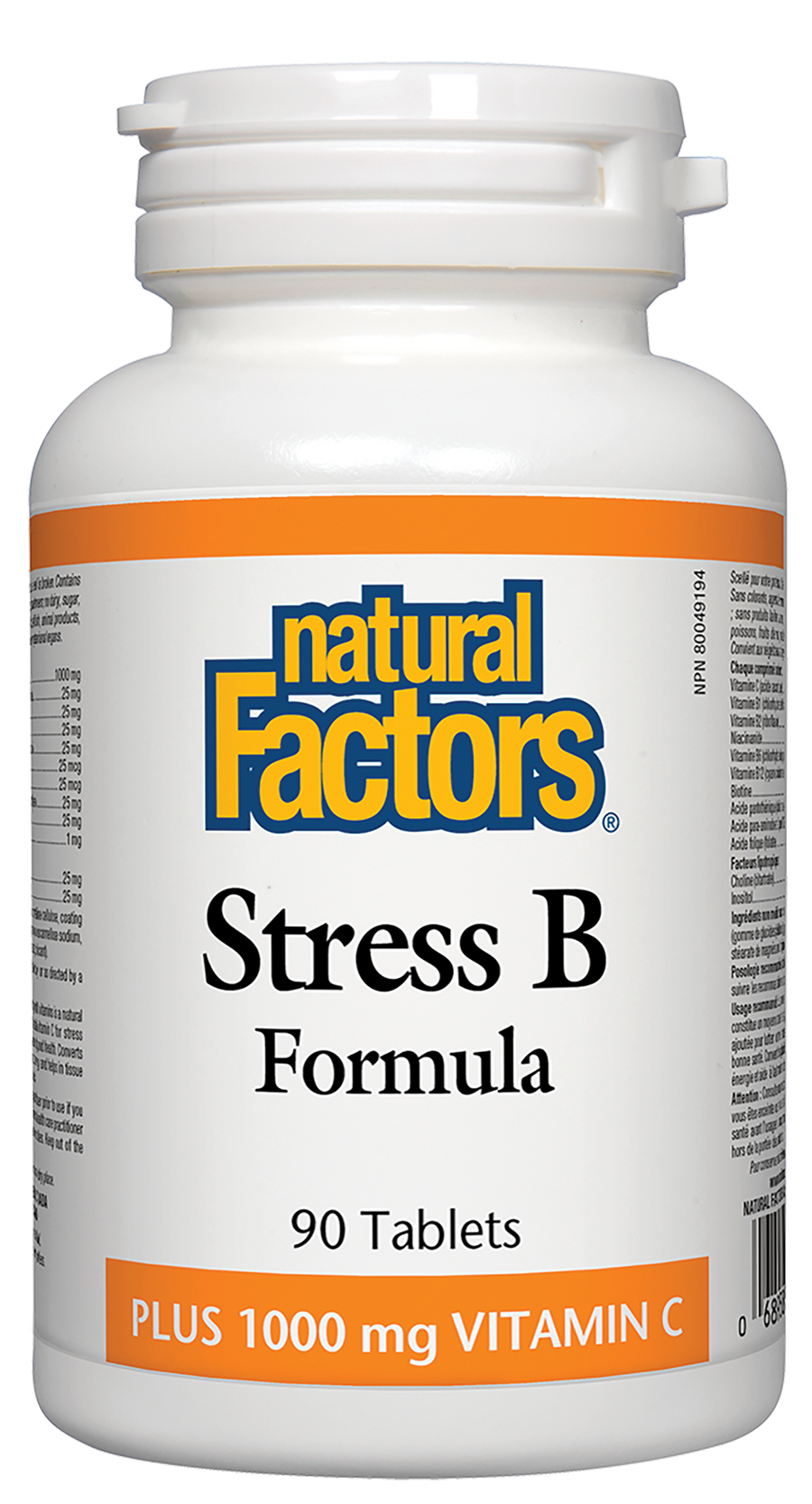 Natural Factors Stress B Formula 90 Tablets