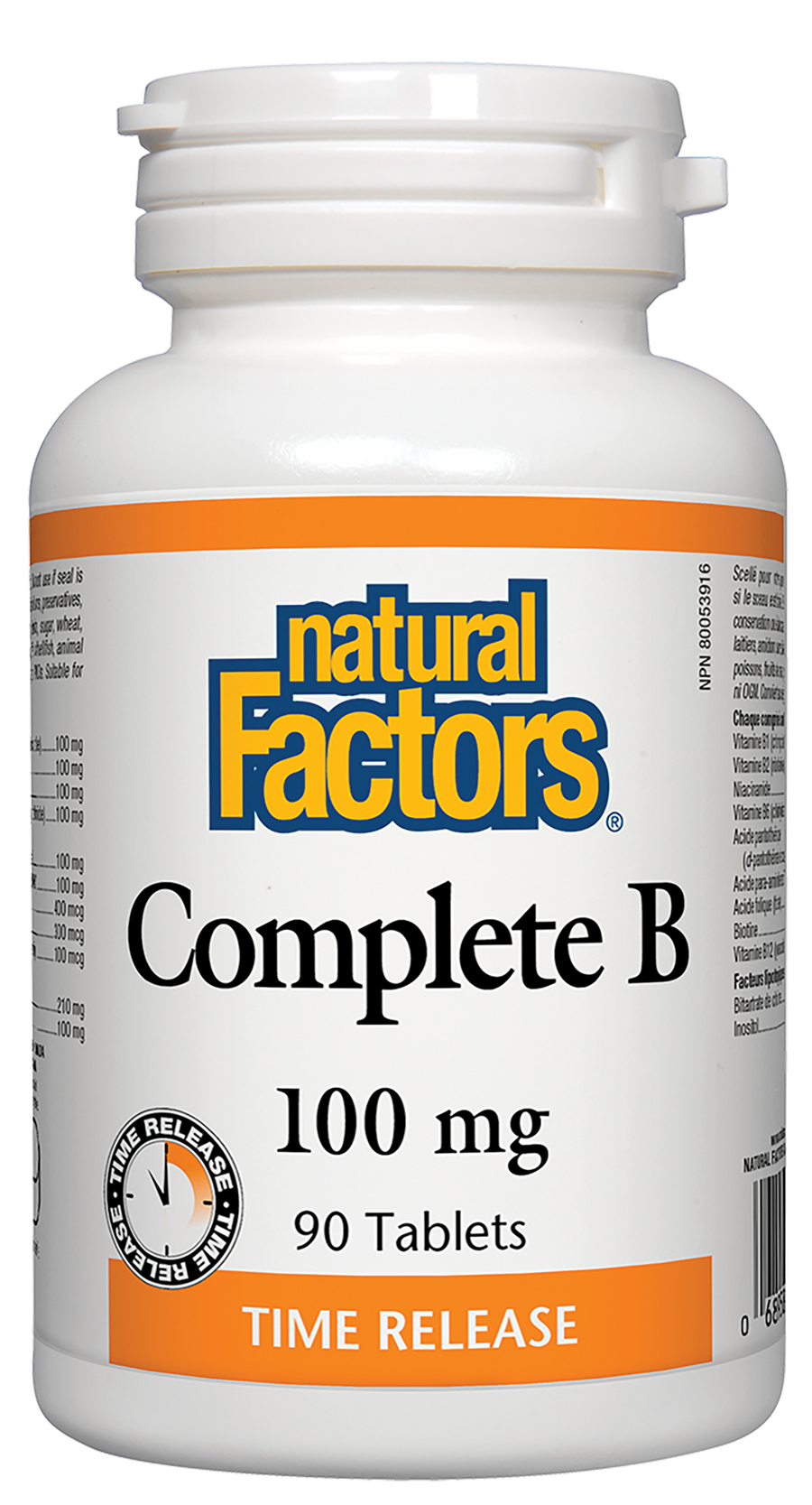 Natural Factors Complete B Timed Release Tablets