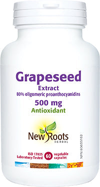 New Roots Grapeseed Extract 500 mg 60 Veg. Capsules