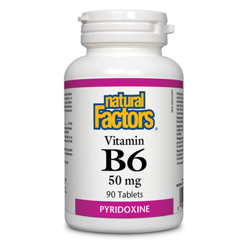 Natural Factors Vitamin B6 50mg 90 Tablets