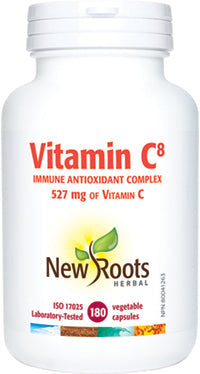 New Roots Vitamin C⁸ 527 mg 180 Veg. Capsules