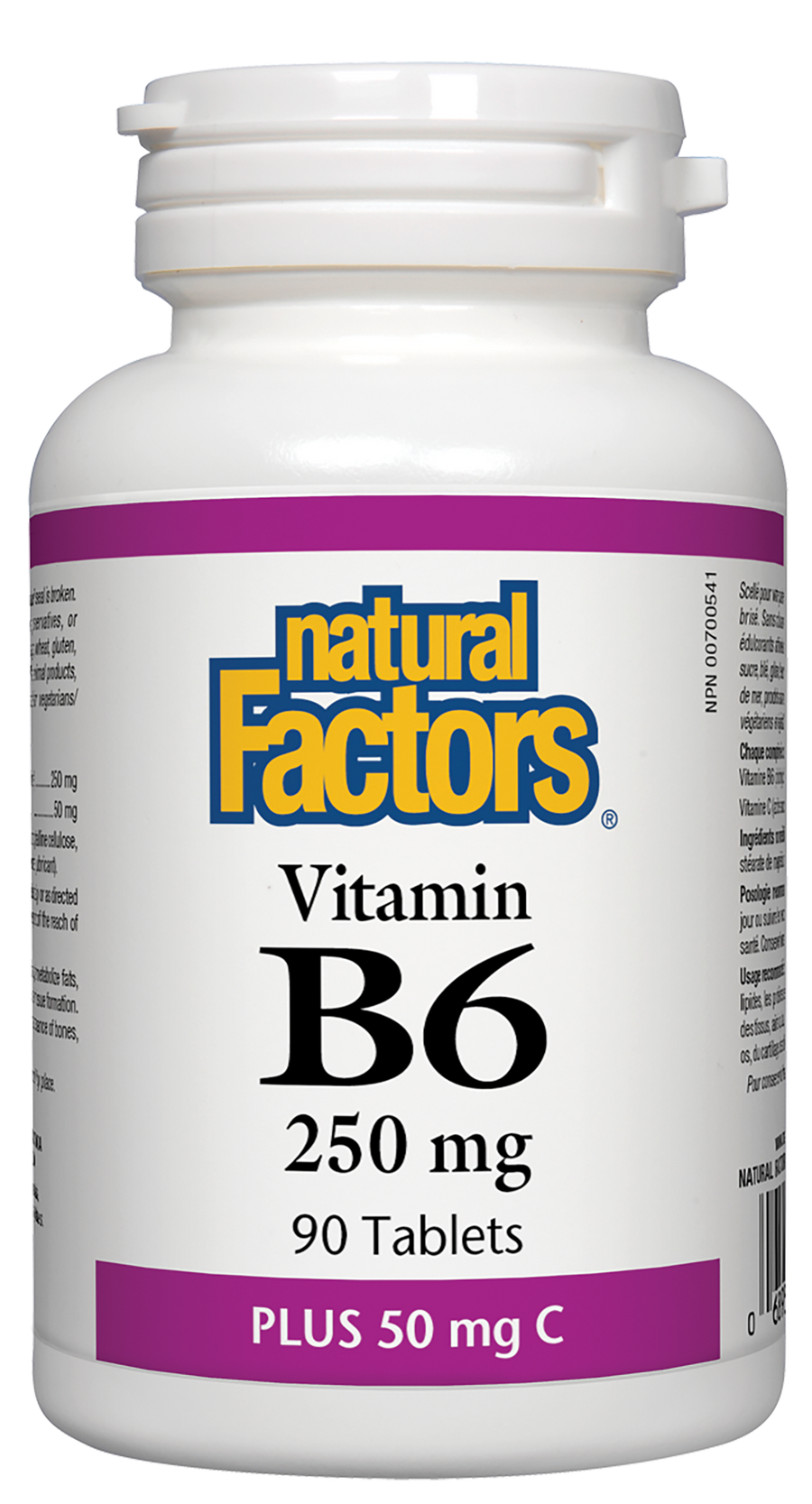 Natural Factors B-6 250mg 90 Tablets