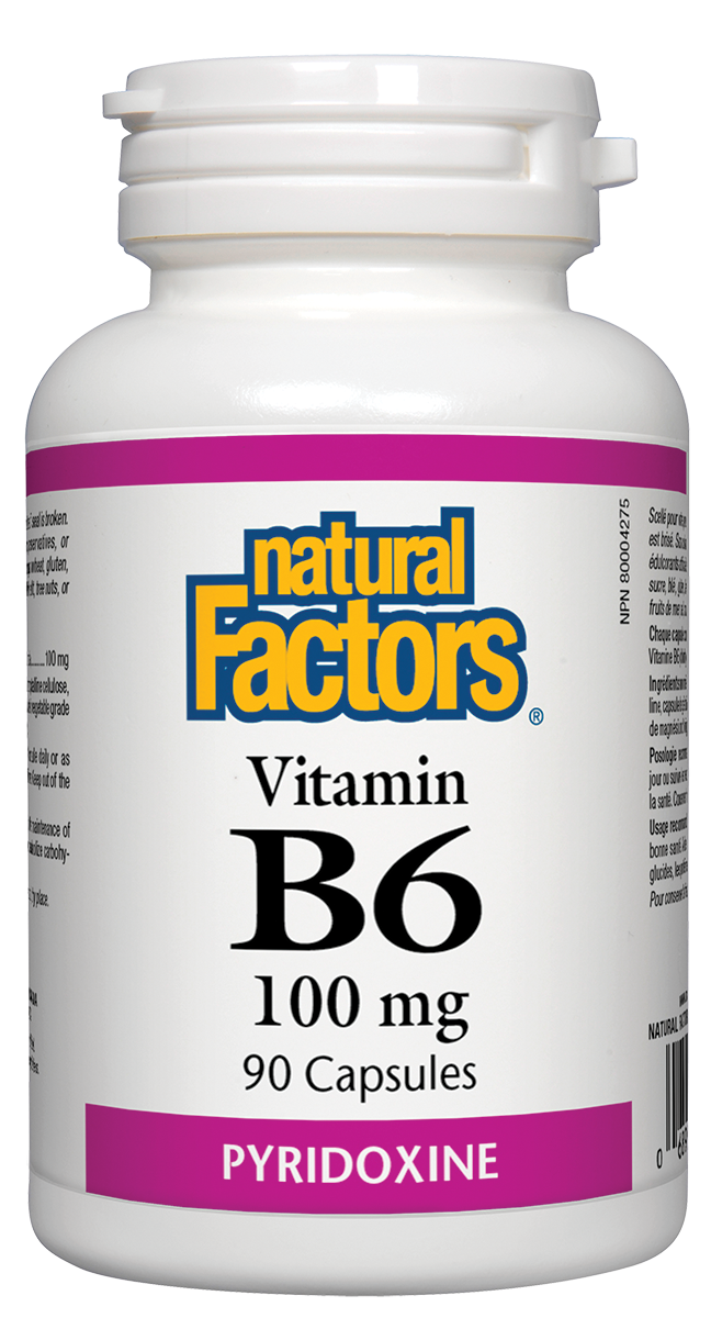 Natural Factors B6 100mg 90 Capsules