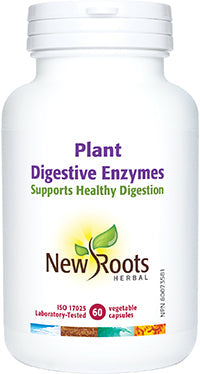 New Roots Plant Digestive Enzymes 60 Veg. Capsules