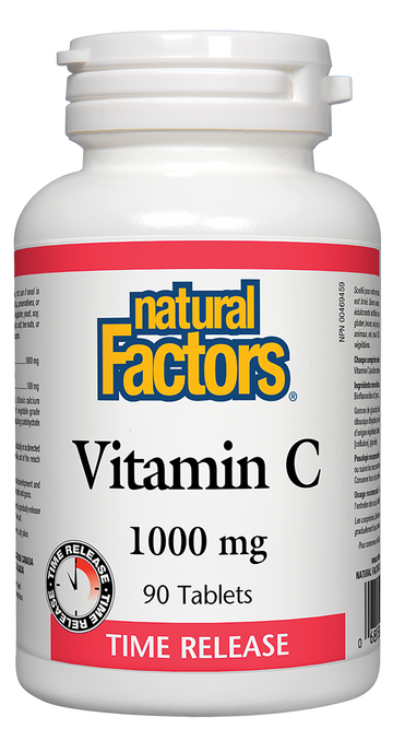 Natural Factors Vitamin C Time Release 1000mg 90 Tablets