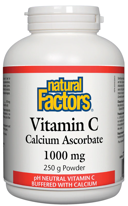 Natural Factors Vitamin C Calcium Ascorbate 1000mg 250g Powder