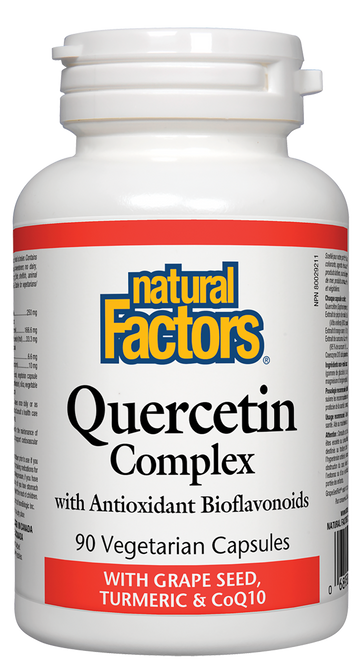 Natural Factors Quercetin Complex 90 Veg. Capsules