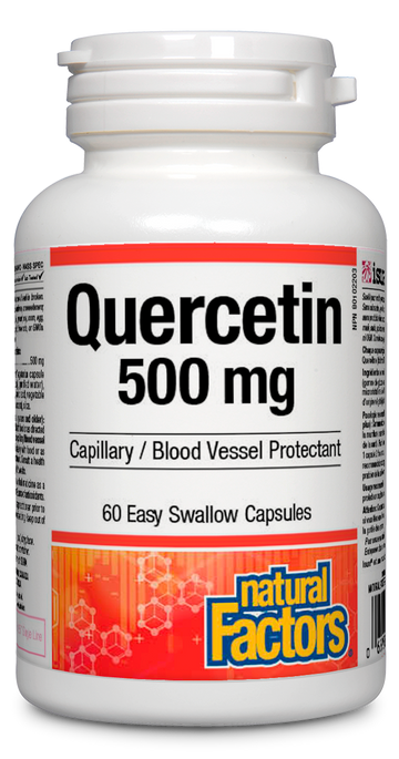 Natural Factors Quercetin 500 mg 60 Veg. Capsules