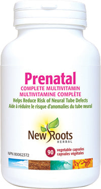 New Roots Prenatal 90 Veg. Capsules