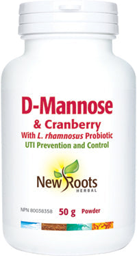 New Roots D-Mannose & Cranberry 50g Powder