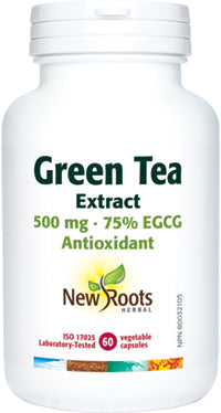 New Roots Green Tea Extract 500 mg 60 Veg. Capsules