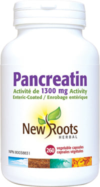 New Roots Pancreatin 260 Veg. Capsules