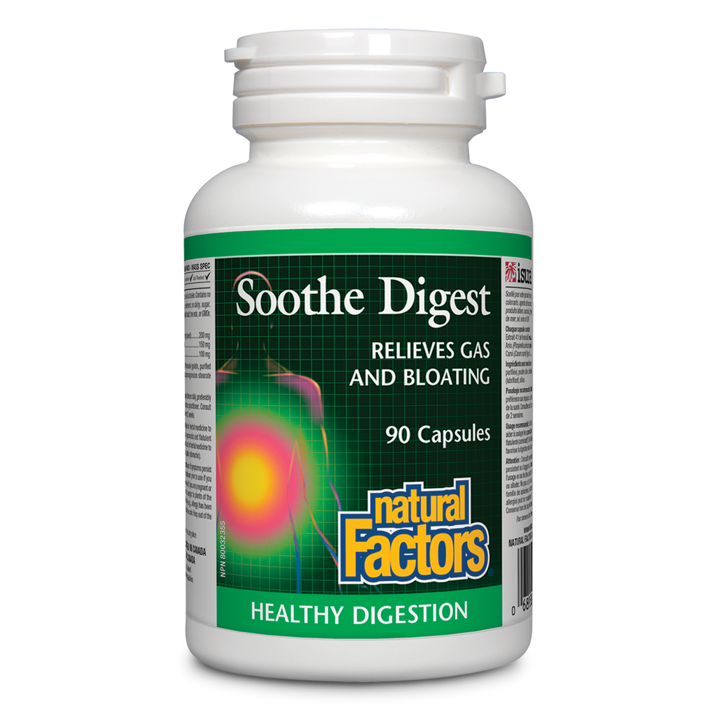 Natural Factors Soothe Digest 90 Capsules