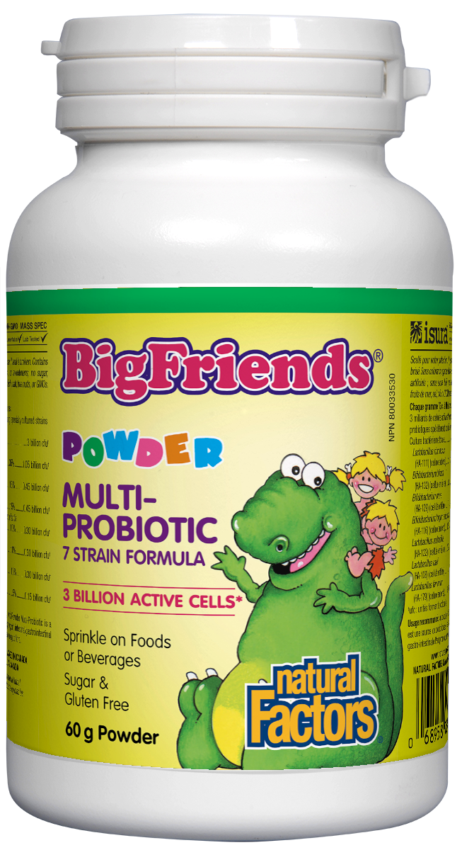 Natural Factors Big Friends Multiprobiotic 7 Strain Formula 3 Billion 60g Powder