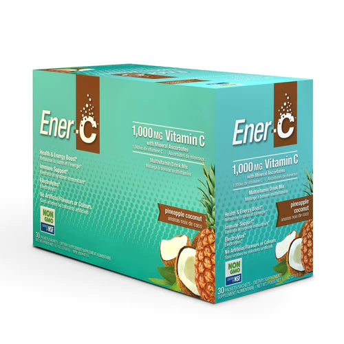 Ener-C Pineapple & Coconut Vitamin C Drink Mix 30 Packets
