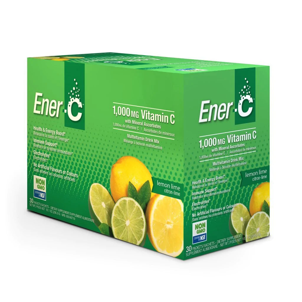 Ener-C Lemon Lime Multivitamin Drink Mix 30 Packets