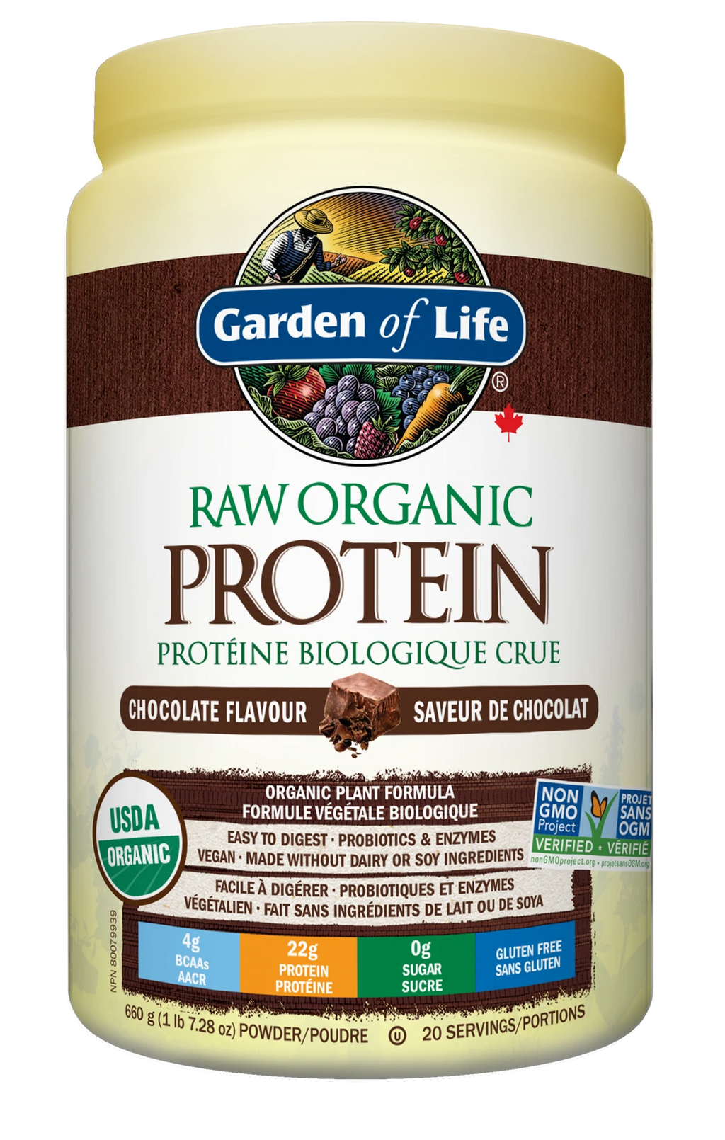 Garden of Life RAW Organic Protein Chocolate 660g Powder